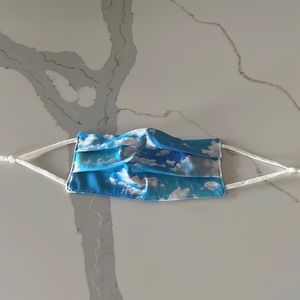 Handmade Cloud Pattern Facemask